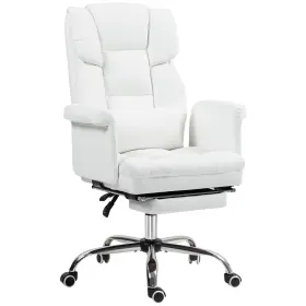 Us01-921753v00wt Uirio Executive Office Desk Chair With Footrest Lumbar Support Pu Leather Ergonomic
