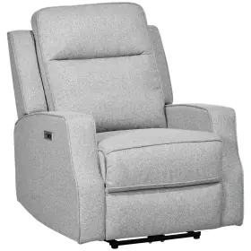 Us02-833987v81gy Uirio Electric Reclining Sofa Chair Wall Hugger Lounger With Footrest And Usb Plug-in