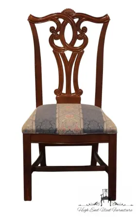 61226-985 Universal Furniture Solid Cherry Traditional Chippendale Style Dining Side Ch