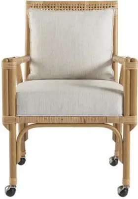 833635 Universal Furniture Arm Chair Alabaster Almond Off-white White