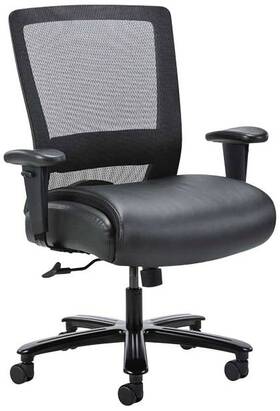 Universal Lighting And Decor B699-bk Boss Black Mesh Swivel Adjustable Heavy Duty Office Chair