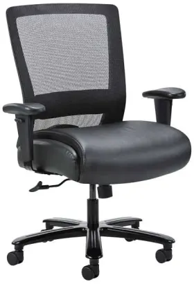B699-bk Universal Lighting And Decor Boss Black Mesh Swivel Adjustable Heavy Duty Office Chair
