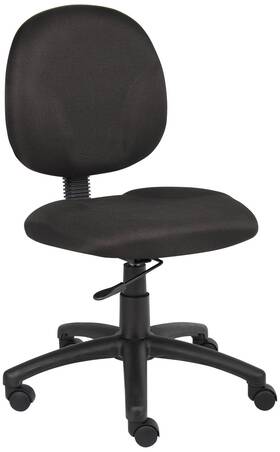 Universal Lighting And Decor B9090-bk Boss Diamond Armless Black Task Chair