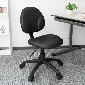 B9090-cs Universal Lighting And Decor Boss Diamond Black Caressoft Armless Task Chair