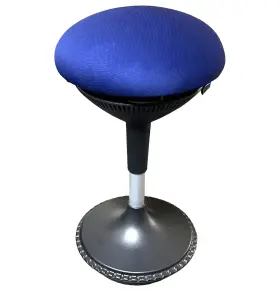 Chr454-blu Uplift Motion Ergonomic Autonomous Ergostool Blue Height Adjust Chair Stool