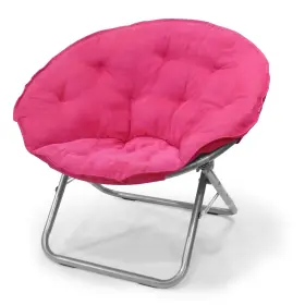 Urban Lifestyle 793945683307 Microsuede Sacuer Chair Adult Pink