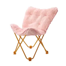 Wk657559 Urban Lifestyle Mongolian Butterfly Chair Blush