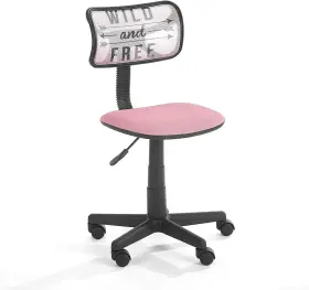 Urban Shop 194026802295 Swivel Mesh Chair Adjustable Lever For Varying Heights In Wild And