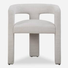 Uttermost 23846 Perspective Ecru Polyester Fabric Dining Chair