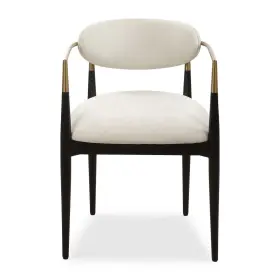 23927 Uttermost Moxie 22 Inch Rubber Wood Polyester Dinner Chair - Matte Black /
