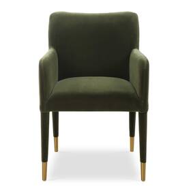 Uttermost 23941 Conifer 23 Inch Steel Polyester Dinner Chair - Moss