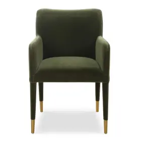 23941 Uttermost Conifer 23 Inch Steel Polyester Dinner Chair - Moss