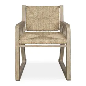 50017 Uttermost Chatham 25 Inch Wood Dinner Chair - Seagrass / Whitewash
