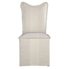 Ut-23311-2 Uttermost 23311-2 Lenore Armless Chairs Flax Set Of 2