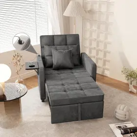 J3l120gr01 Vabches Sofa Bed Chair With Wing Table And Usb Ports Outlet 3-in-1