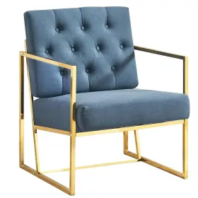 Va8284 Vanciki Accent Chair - Living Room Chairs 28.2 Inch D X 26 W 33 H Blue
