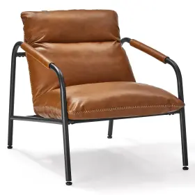 Vasagle 194343066097 Ekho Collection - Accent Chair Metal Framed Armchair Synthetic Leather With
