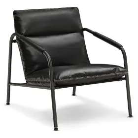 Ulac014b01 Vasagle Ekho Collection - Accent Chair Metal Framed Armchair Black Damaged Box