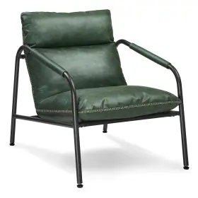 Ulac014c01 Vasagle Ekho Collection Accent Chair Metal Framed Forest Green