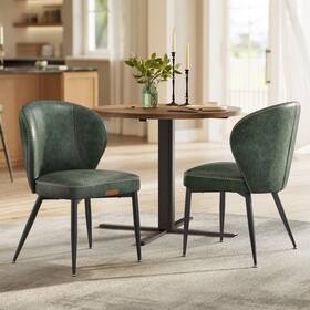 Vasagle Uldc180c02 Ekho Collection - Dining Chairs Set Of 2 Pack Forest Green