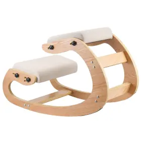 Vevor 197988183082 Ergonomic Kneeling Chair Wooden Posture Knee With Adjustable Thick Foam C