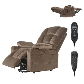 Vevor 197988184584 Power Lift Recliner Chair Dual Motor Large Electric With Heat And M
