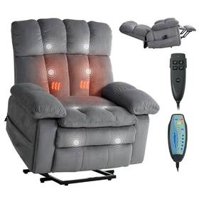 Vevor M8553 Power Lift Recliner Chair With Heat And Massage Dual Motor