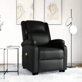 3093562 Vidaxl Massage Chair Power Lift Recliner For Elderly Faux Leather