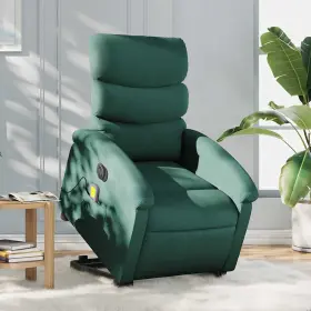 3205842 Vidaxl Stand Up Recliner Chair Power Lift Wingback Reclining Armchair Fabric Vid