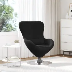 42002730 Vidaxl Egg Chair Black Velvet