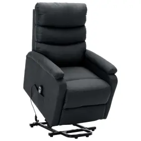 Vidaxl 720286028926 Stand Up Chair Dark Grey Fabric 100 Polyester Plywood Wood Metal