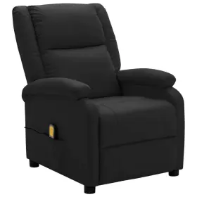 Vidaxl 720286052877 Massage Chair Black Faux Leather Wood Metal