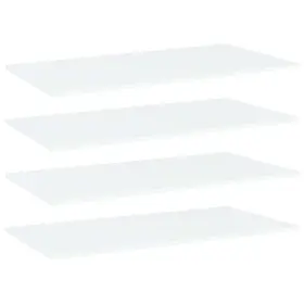Vidaxl 720286245514 Bookshelf Boards 4 Pcs White 31.5 Inch X7.9 X0.6 Engineered Wood