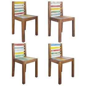 Vidaxl 720286290675 Dining Chairs 4 Pcs Solid Reclaimed Wood