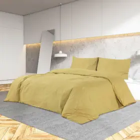 Vidaxl 720286656082 Taupe Microfiber Duvet Cover Set Soft Polyester Bedding Twin Full Queen