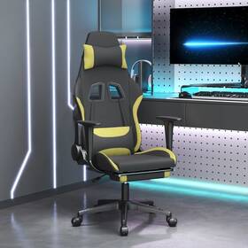 Vidaxl 720287144472 Gaming Chair Black And Light Green