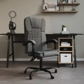 Vidaxl 720287202196 Reclining Office Chair Dark Gray