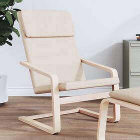 Vidaxl 720845742935 Relaxing Chair Cream