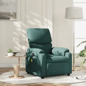 Vidaxl 721012185876 Massage Recliner Chair Dark Green