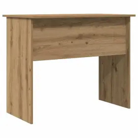 855977 Vidaxl Desk Artisan Oak Engineered Wood 35.4 In X 19.7 29.1