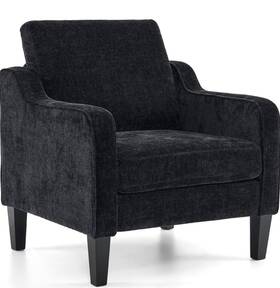 Vingli Accentchari621 Accent Chair For Living Room Color Black Reading Mid Century Style