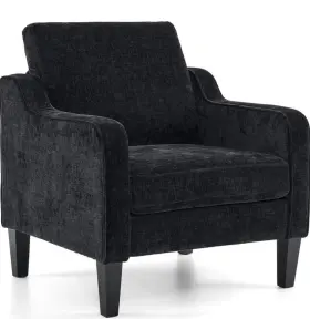 Accentchari621 Vingli Accent Chair For Living Room Color Black Reading Mid Century Style