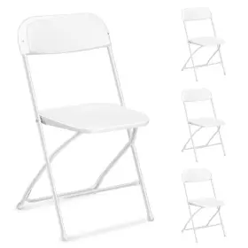 Hdchair373 Vingli Vingil Folding Chair 31.5 Inch H X 17.5 W Stackable Commercial Seat Set Of 4