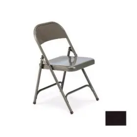 162-brn16 Virco 695637176343 Mocha Folding Chair With One Rear Leg Brace