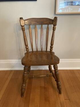 Virginia House 4300-813 Solid Hard Maple Colonial Early American Dining Side Chair