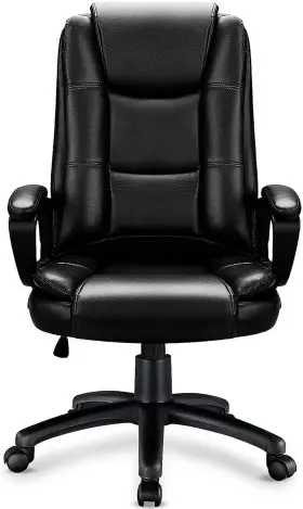 Vitesse 732688478115 Big And Tall Home Office Chair Heavy-duty 400 Lb Support Ergonomic