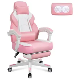 Bl520-pk-u-a Vongrasig Meilocar Adjustable Gaming Chair With Footrest Massage Lumbar Support Open Box