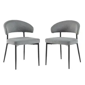 Azlsd1ecl Walker Edison Modern Curved Back Upholstered Dining Chair With High-performan