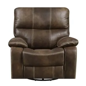U510470 Wallace & Bay And Hooper Swivel Recliner Glider With Recline Motion In Dark Brown