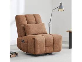 Watson & Whitely 850066332061 And Oversized Power Recliner Chair Terracotta Large L